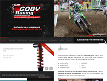 Tablet Screenshot of gobyracing.com